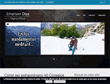 Tablet Screenshot of emersondiaz.com